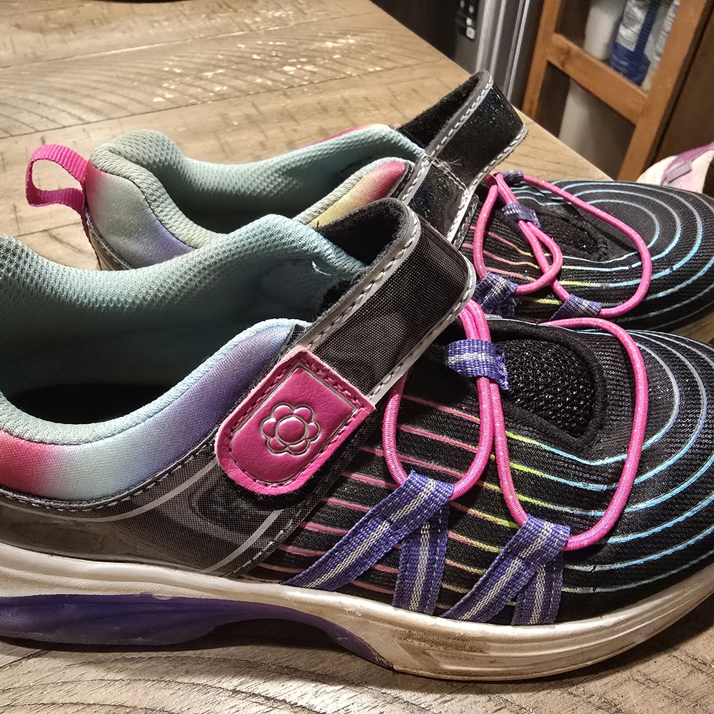 Colorful Kids Shoes with Velcro Strap